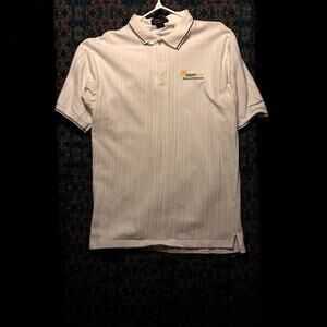 Vintage Corporate Golf Polo White L